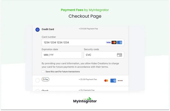 Payment Fees by MyIntegrator screenshot