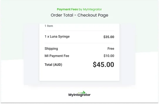 Payment Fees by MyIntegrator screenshot