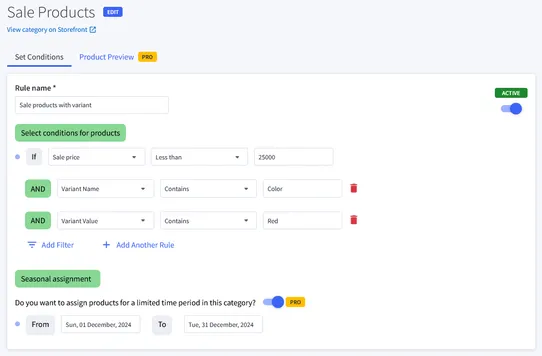 Automatic Categories screenshot