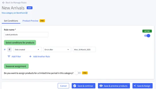 Automatic Categories screenshot