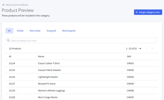 Automatic Categories screenshot