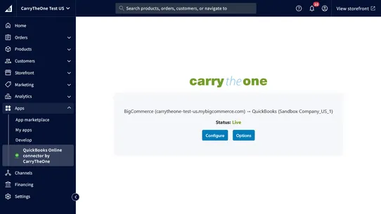 QuickBooks Online Connector by CarryTheOne screenshot
