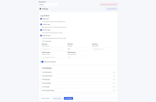 Social & OTP Login by PapaThemes screenshot