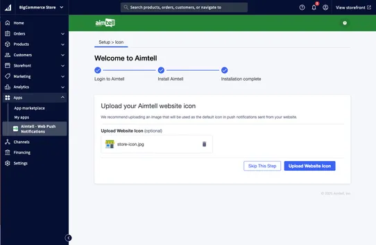 Aimtell Web Push Notifications screenshot