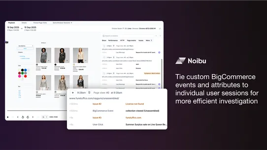 BigCommerce Monitoring & Experience Analytics by Noibu screenshot
