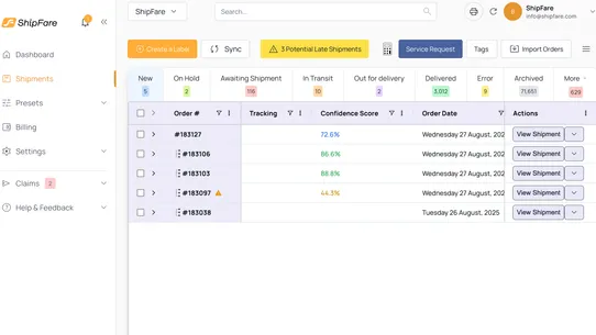 ShipFare screenshot