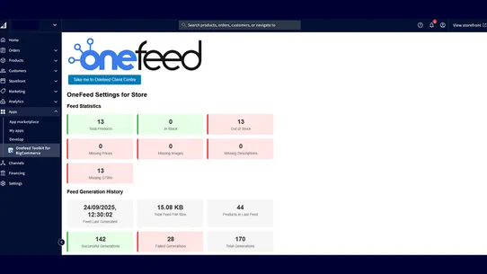 Onefeed Toolkit screenshot