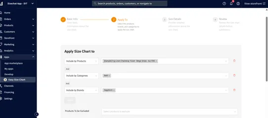 Easy Size Chart screenshot