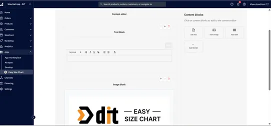Easy Size Chart screenshot
