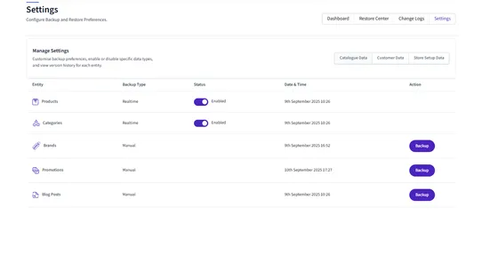 VIQ Backup screenshot
