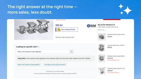 ConversionBox AI Shopping Assistant screenshot