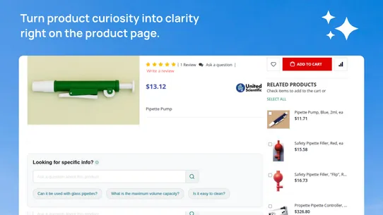 ConversionBox AI Shopping Assistant screenshot
