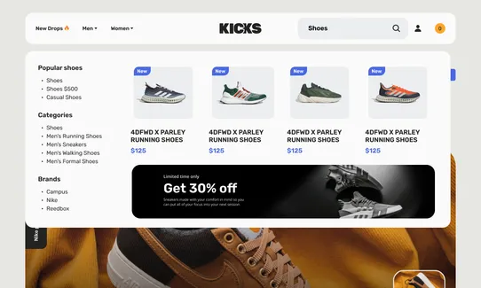 Rhotion AI Search & Personalization screenshot