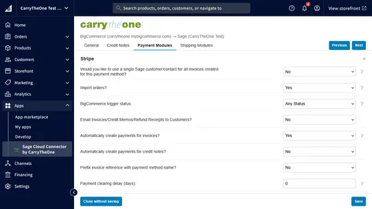 Sage Cloud Connector by CarryTheOne screenshot