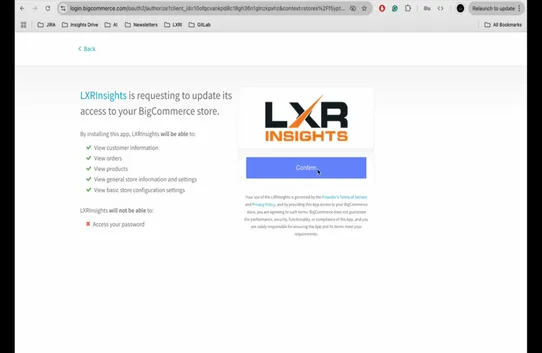 LXRInsights screenshot