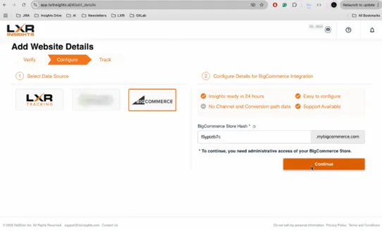 LXRInsights screenshot