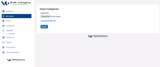 BulkCat Category Migration Tool screenshot