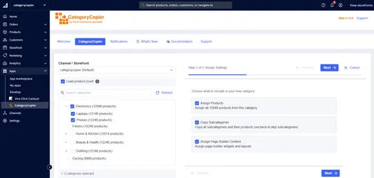 CategoryCopier by The Ecommerce Specialist [Beta] screenshot