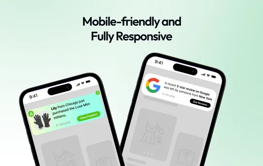 Sales Pop Up & Social Proof by PlumSpace screenshot