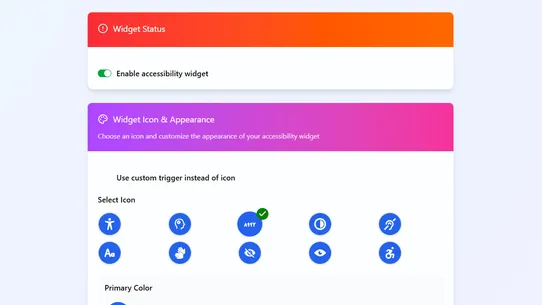 AxOrigin Accessibility screenshot
