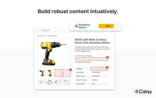 Catsy PIM & DAM screenshot
