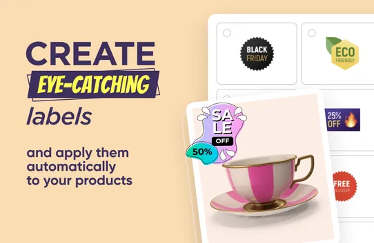 Automatic Product Labels by Amasty screenshot