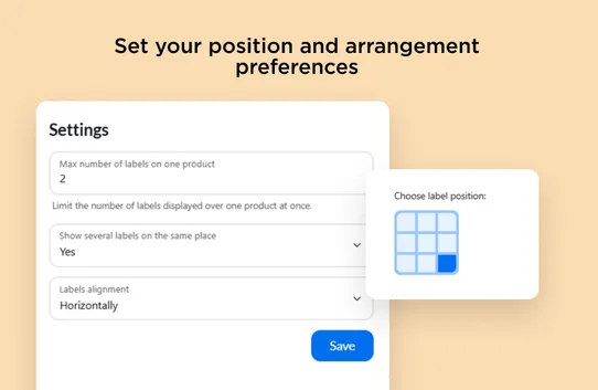 Automatic Product Labels by Amasty screenshot