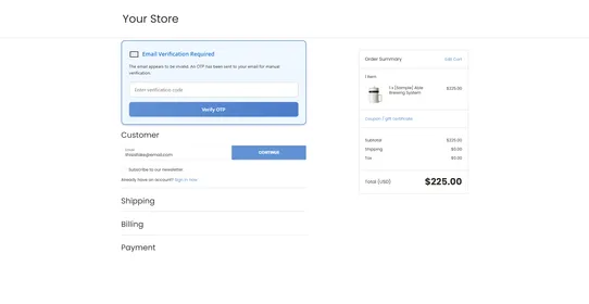 Fraud Order Shield screenshot