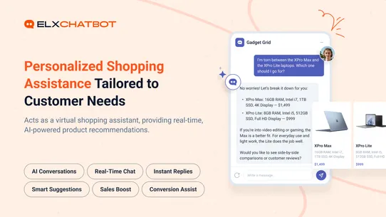 Feed generator for ELX ChatBot screenshot