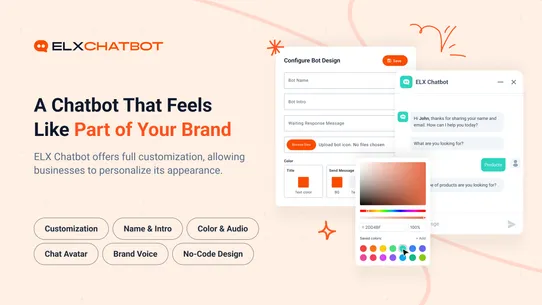 Feed generator for ELX ChatBot screenshot