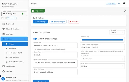 Smart Stock Alerts screenshot