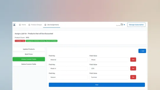 Bulk Product Update by Rofesoft screenshot
