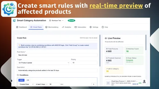 Smart Category Automation & Merchandising By Expert Ecommerce screenshot