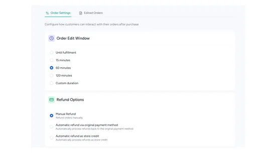 Order Editing & Upsell by Meno Ventures screenshot