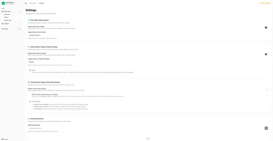 Auto Order Capture by ENDUURE screenshot