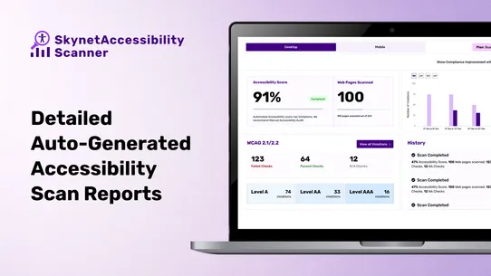 SkynetAccessibility Scanner screenshot