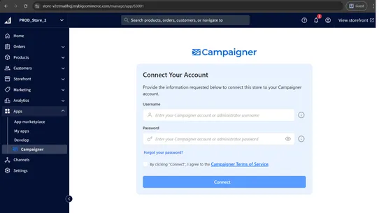Campaigner screenshot