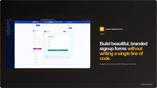 Custom Signup Forms by Codinative screenshot