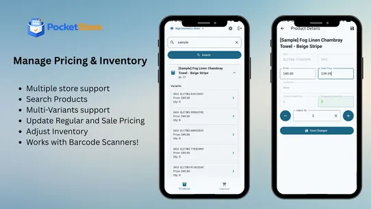 PocketStore screenshot