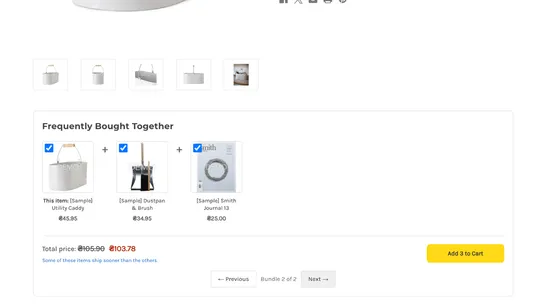 Smart Frequently Bought Together & Upsells by Lantera screenshot