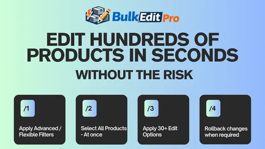 BulkEdit Pro - Product Editor screenshot
