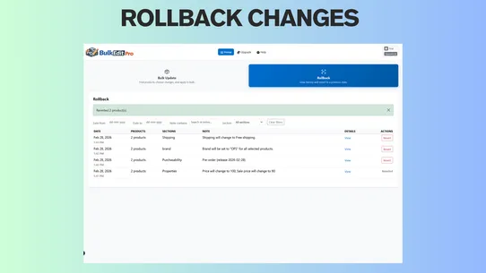 BulkEdit Pro - Product Editor screenshot
