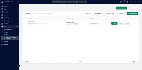 Shipi Single & Multi Carrier Shipping screenshot