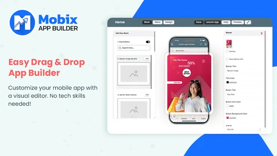 Mobix App Builder screenshot