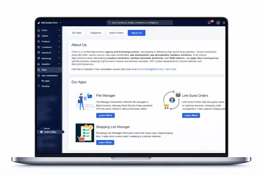 Import Utility by Folio3 screenshot