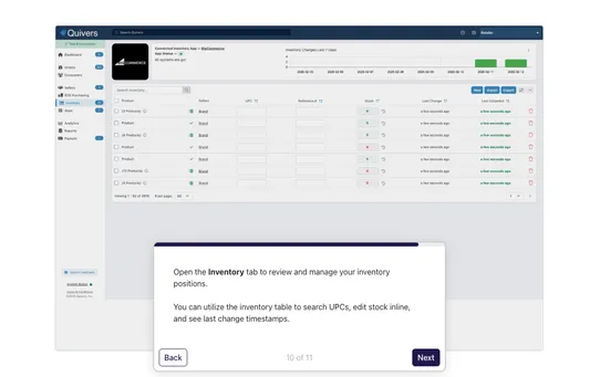 Quivers Inventory Connect screenshot