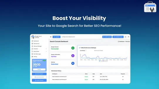 Google Search Console by Makkpress Technologies screenshot