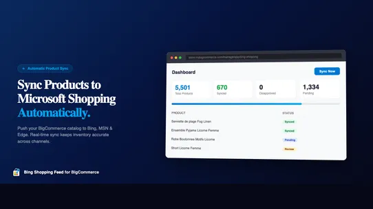Microsoft & Bing Shopping Feed By NovaStack screenshot