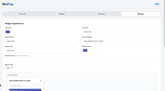 SkuPing screenshot