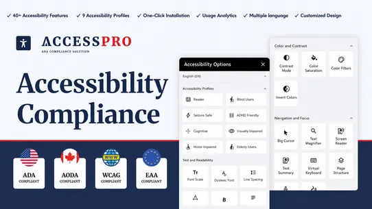 ADA Accessibility Widget by AP screenshot
